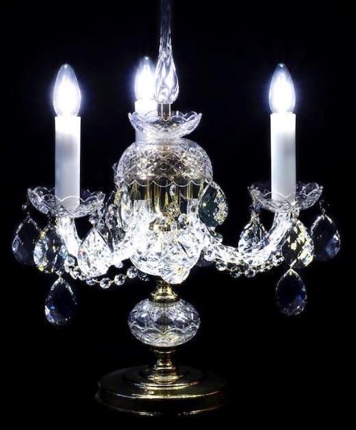LED Kristall Tischlampe - LED Crystal table lamp EX2000 03LED09-505SW