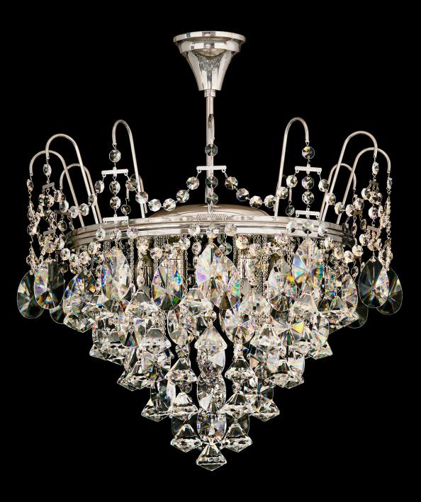 Kristall Kronleuchter - Crystal chandelier EX6080 06/52N-669/415S SILVER