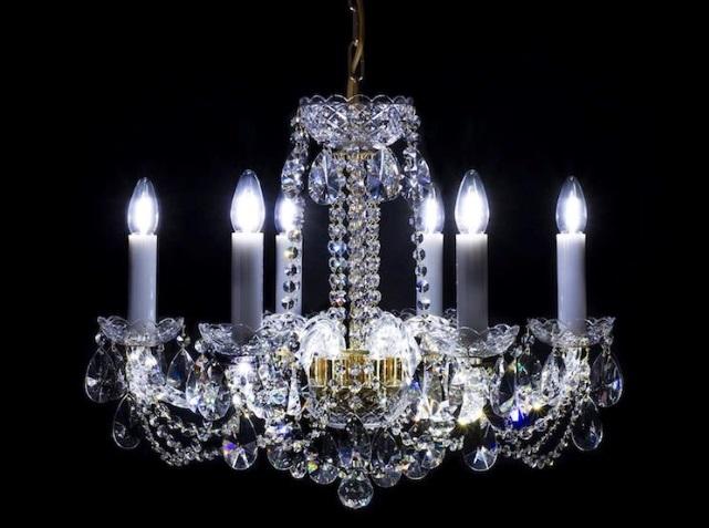 LED Kristall Kronleuchter - LED Crystal chandelier EX4004 06LED09-669SW