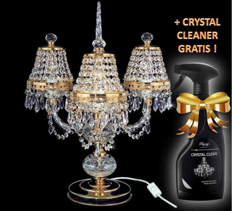 Kristall Tischlampe - Crystal table lamp EX2000 03-04HK-184SW