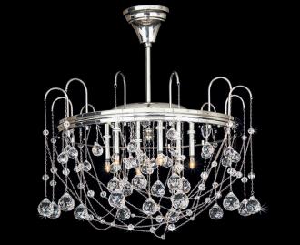 Kristall Kronleuchter - Crystal chandelier EX6080 06-45N-701 SILVER