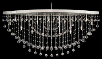 Kristall Kronleuchter - Crystal chandelier EX6080 16/56N-701V SILVER