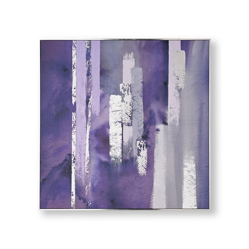 Handmalerei auf Leinwand im Rahmen - Purple Harmony 104015, Wall Art, Graham Brown