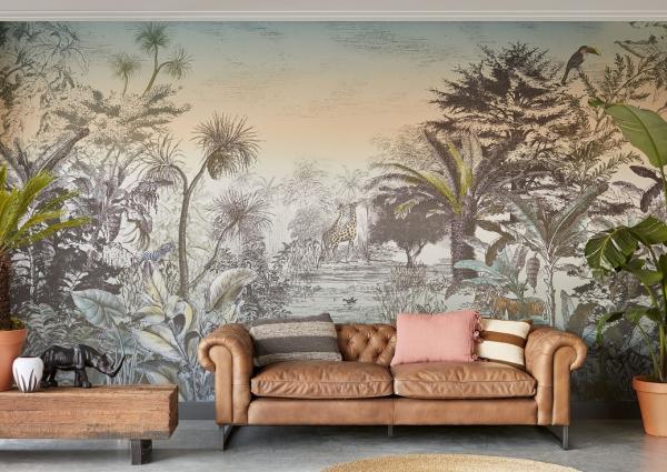 Tapetenpaneel - Wallpapers Panel Wild Natural 300610, Skin, Eijffinger 490 x 280 cm
