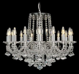 Kristall Kronleuchter - Crystal chandelier EX7030 16/20N-415S SILVER