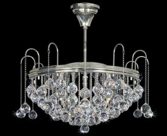 Kristall Kronleuchter - Crystal chandelier EX6080 06-32N-701 SILVER