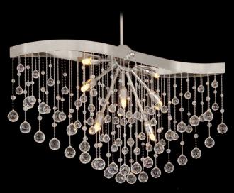 Kristall Kronleuchter - Crystal chandelier EX6080 07-143N-701 SILVER