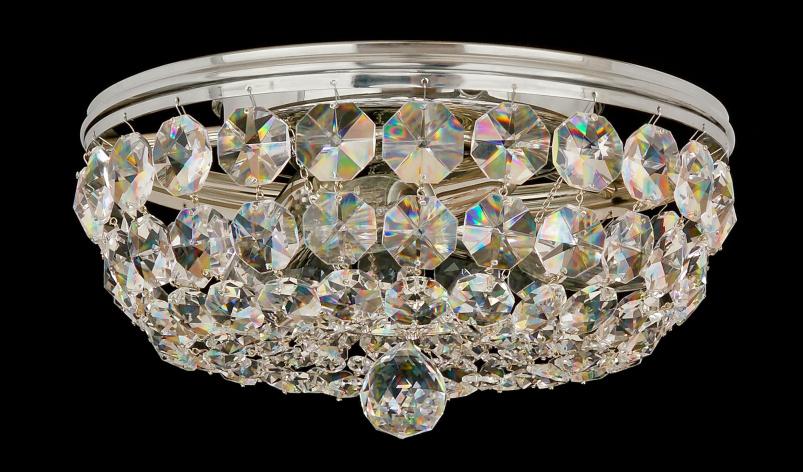 Kristall Kronleuchter - Crystal chandelier EX6080 03/92N-2552S - SILVER
